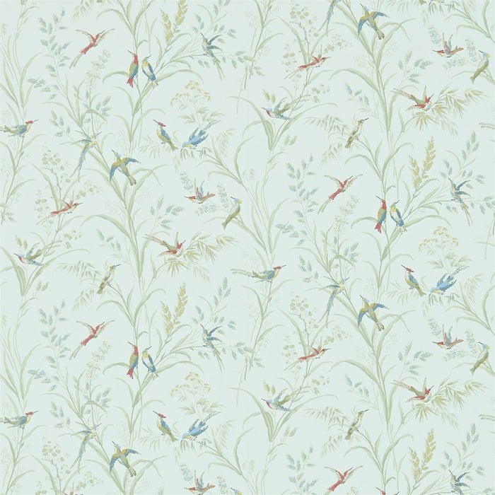 Sanderson Tuileries Sage/Multi 214082 Wallpaper DFAB214082