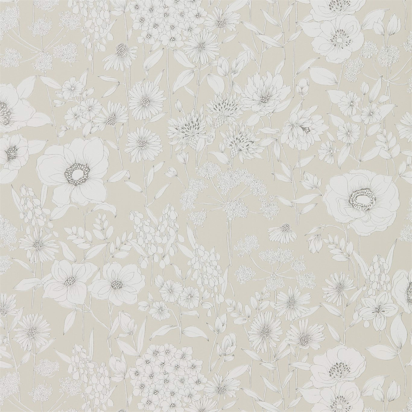 Sanderson Maelee Linen 216349 Wallpaper DHPO216349