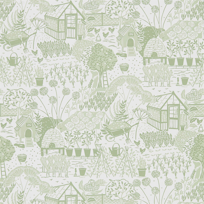 Sanderson The Allotment Fennel 216351 Wallpaper DHPO216351