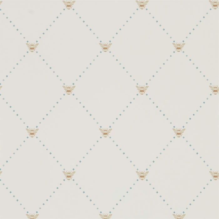 Sanderson Nectar Copper/Denim 216357 Wallpaper DHPO216357