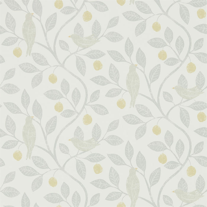 Sanderson Damson Tree Dijon/Mole 216363 Wallpaper DHPO216363