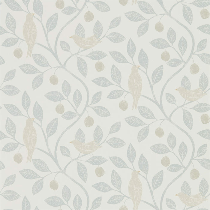 Sanderson Damson Tree Mineral/Dove 216365 Wallpaper DHPO216365