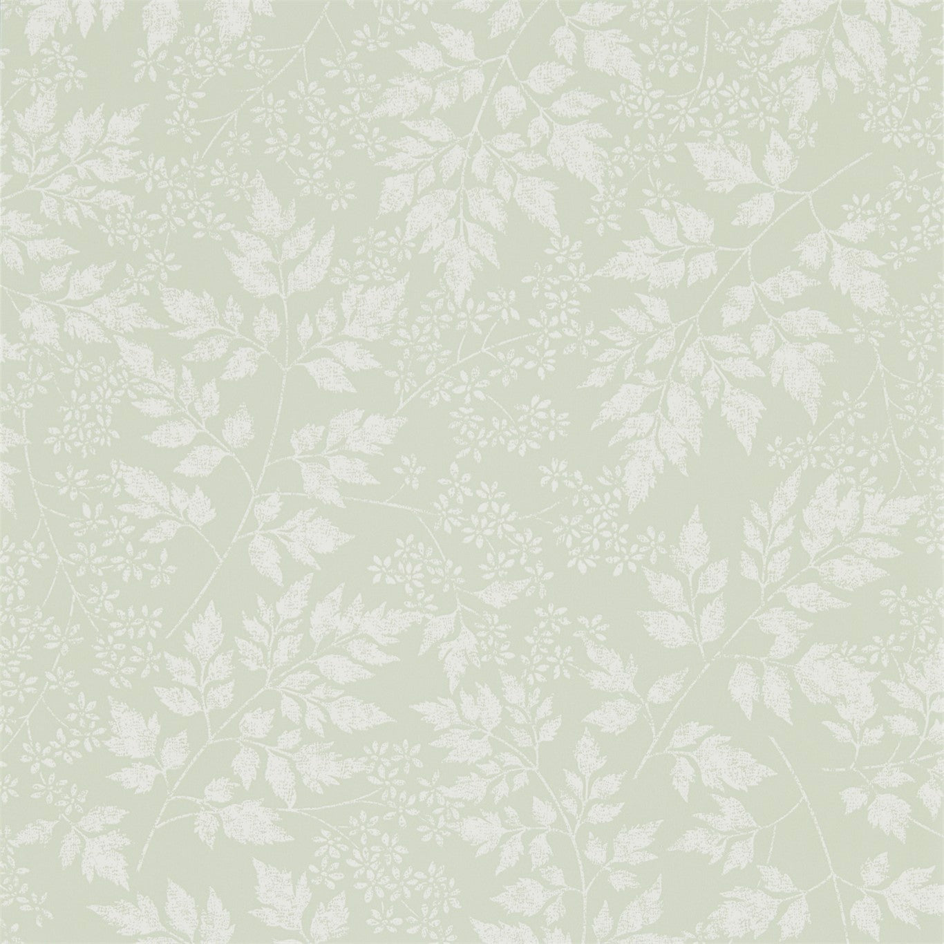 Sanderson Spring Leaves Celadon 216372 Wallpaper DHPO216372