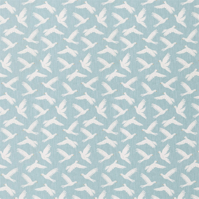 Sanderson Paper Doves Duck Egg 226351 Fabric DHPO226351