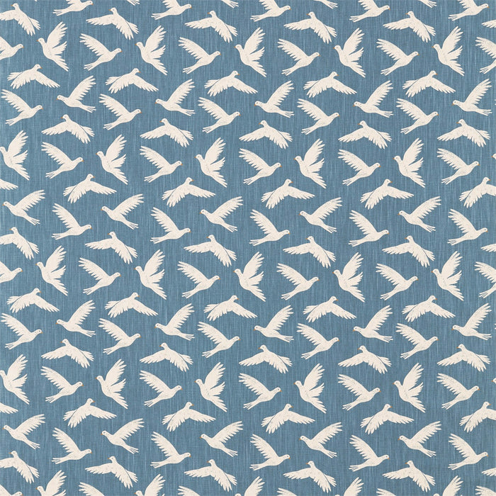 Sanderson Paper Doves Denim 226352 Fabric DHPO226352