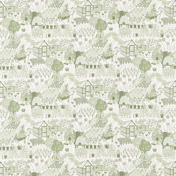 Sanderson The Allotment Fennel 226360 Fabric DHPO226360