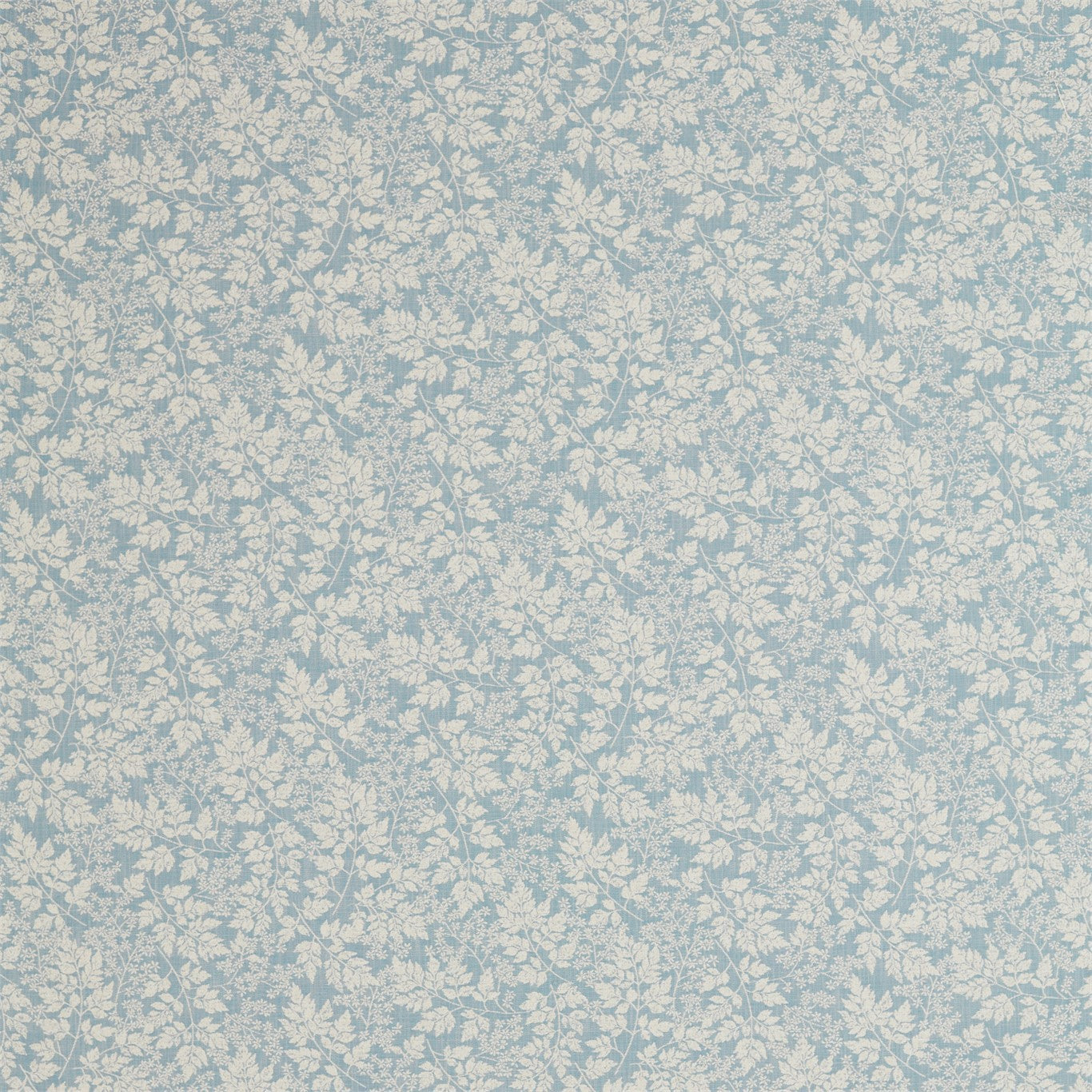 Sanderson Spring Leaves Denim 236460 Fabric DHPU236460