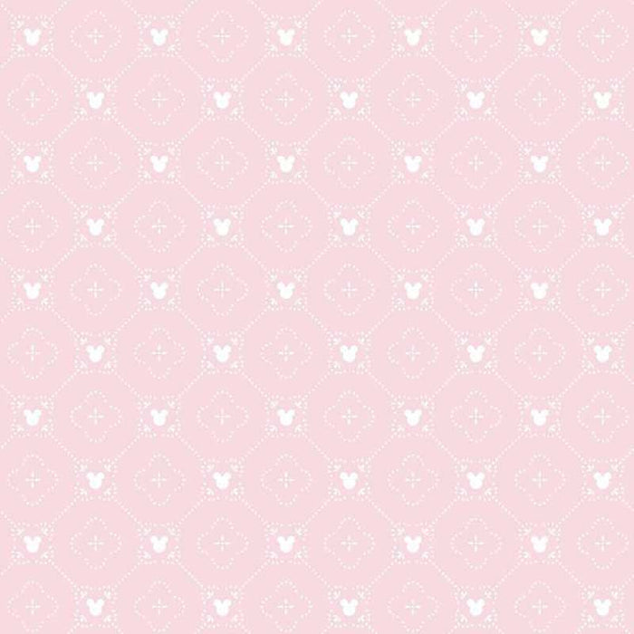 York Disney Mickey Mouse Argyle Pink Wallpaper DI0979