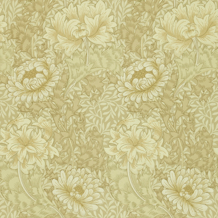 Morris & Co Arbutus Vanilla/Chalk CY103 Wallpaper DJA1CY103