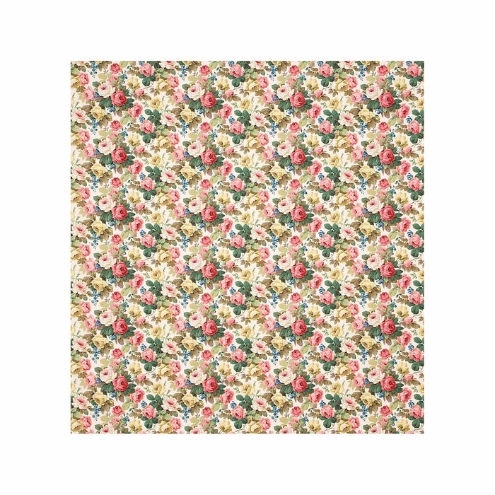 Sanderson Little Chelsea Rose/Green L1203 Fabric DKH1L1203