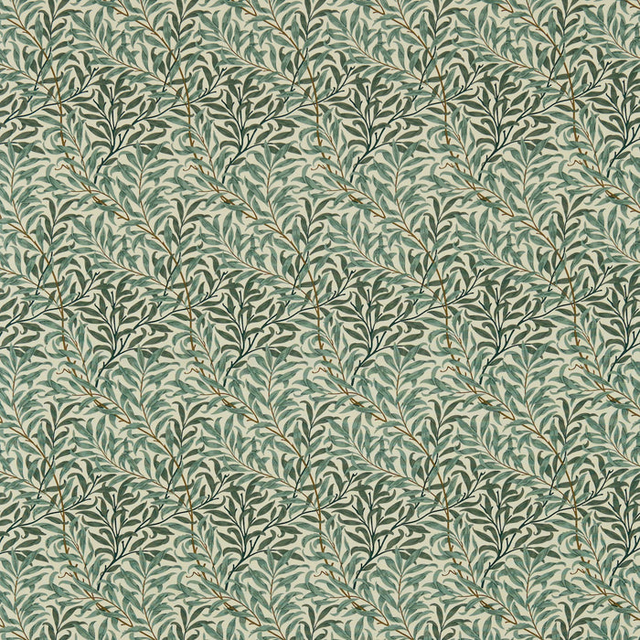 Morris & Co Willow Boughs Willow Green/Spice WB206 Fabric DKH1WB206