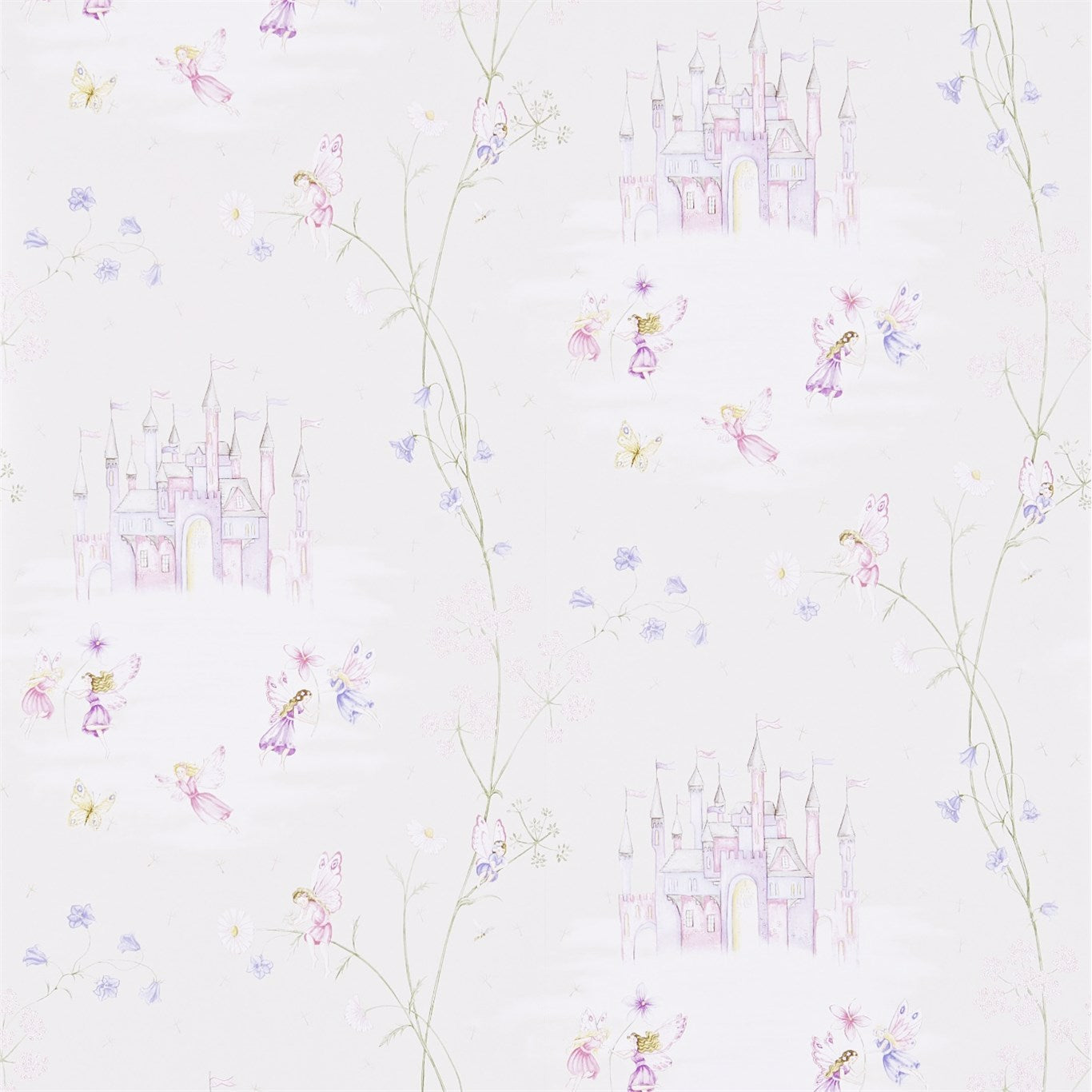 Sanderson Fairy Castle Vanilla 214047 Wallpaper DLIT214047