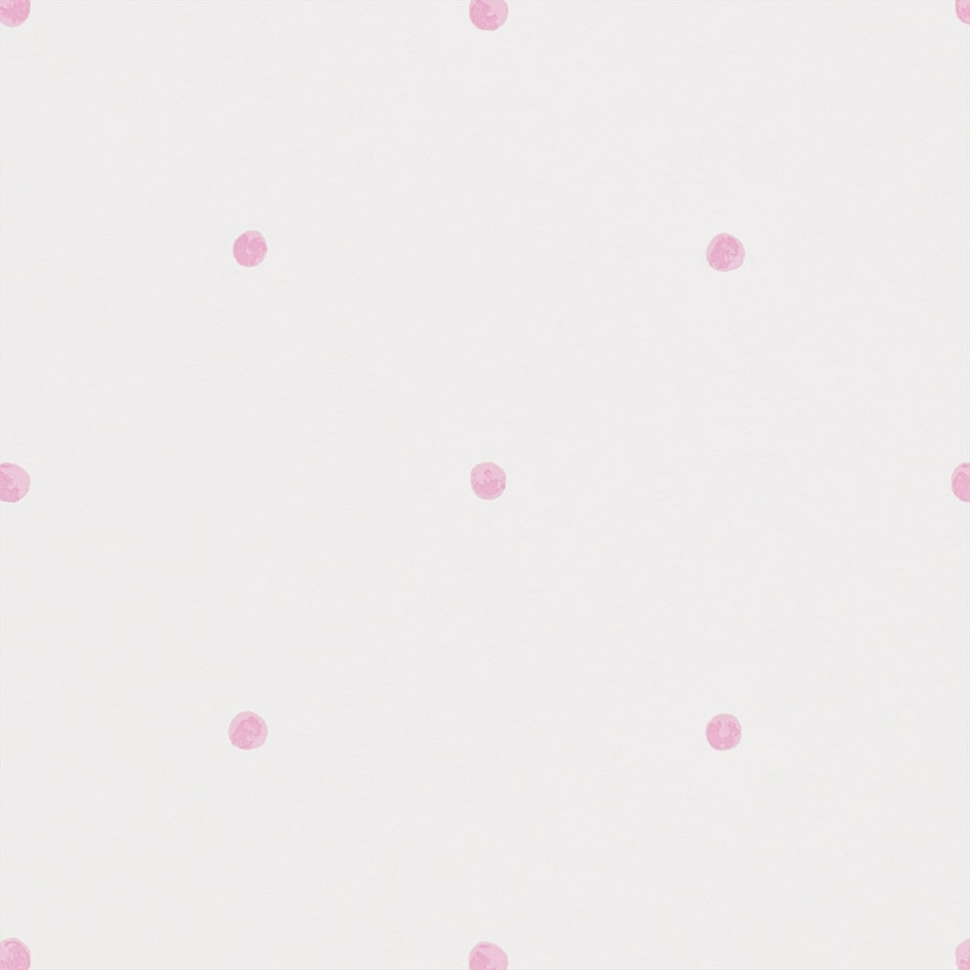 Sanderson Polka Pink/Cream 214049 Wallpaper DLIT214049