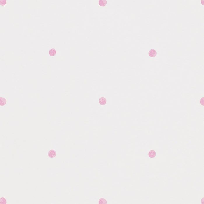 Sanderson Polka Pink/Cream 214049 Wallpaper DLIT214049