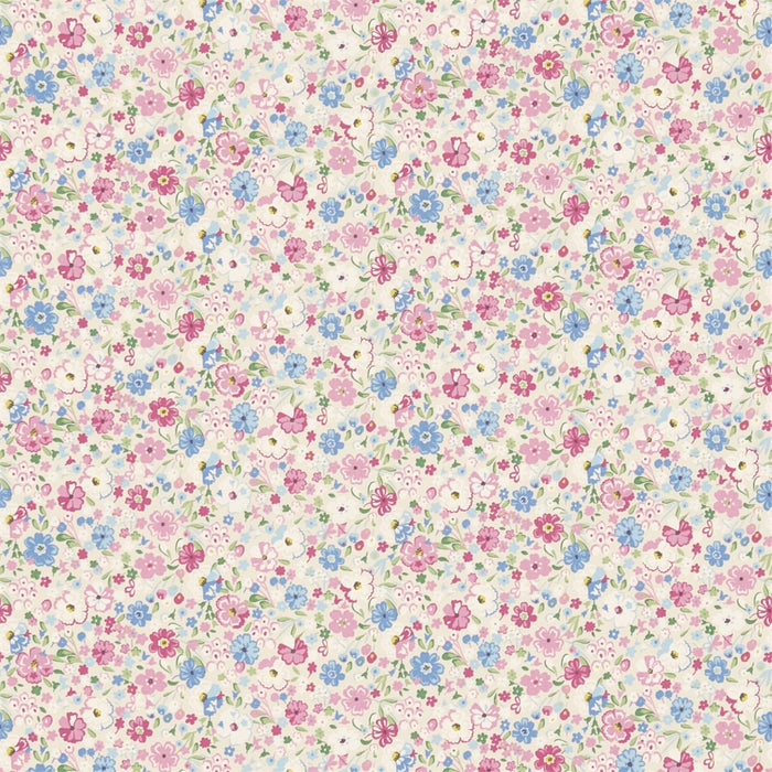 Sanderson Posey Floral Chintz 223906 Fabric DLIT223906