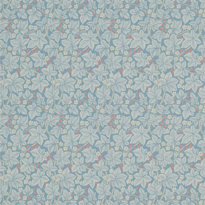 Morris & Co Bramble Pale Blue 214698 Wallpaper DM3W214698