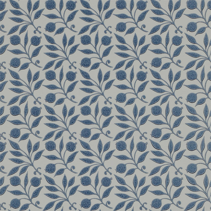 Morris & Co Rosehip Indigo 214711 Wallpaper DM3W214711