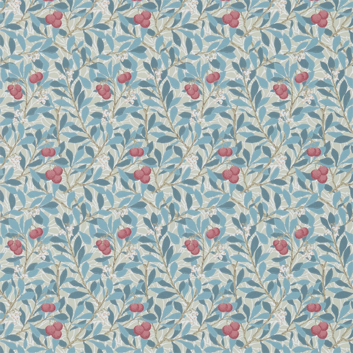 Morris & Co Arbutus Woad/Russet 214718 Wallpaper DM3W214718