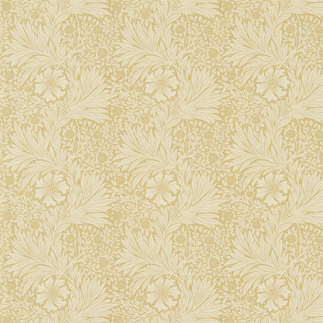 Morris & Co Marigold Lichen/Cowslip 220316 Fabric DM6F220316