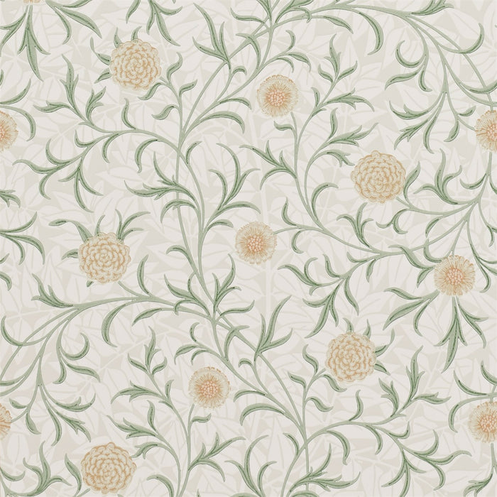 Morris & Co Scroll Thyme/Pear 210365 Wallpaper DM6P210365