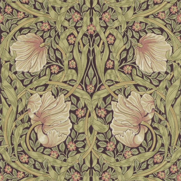 Morris & Co Pimpernel Bullrush/Russet 210387 Wallpaper DM6P210387