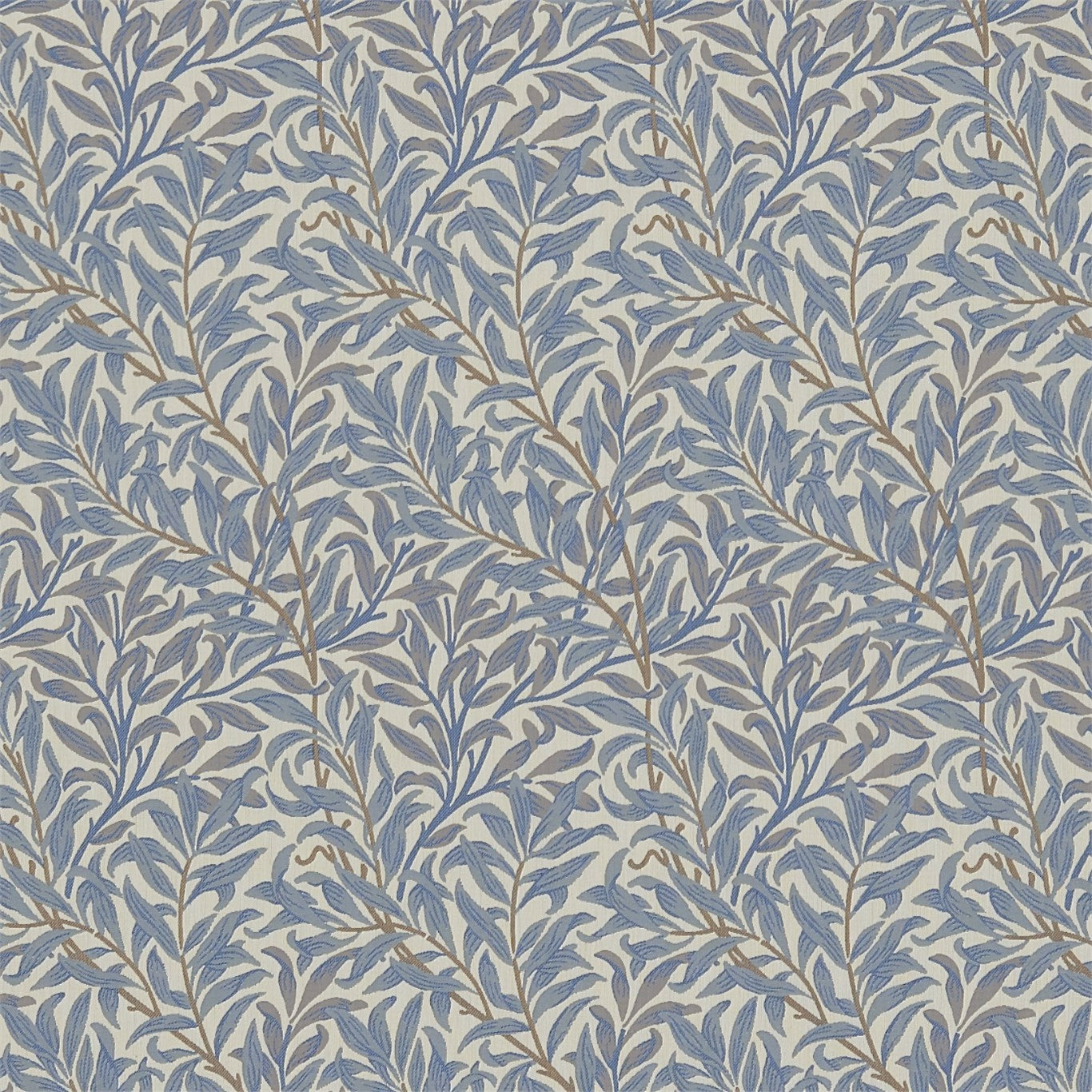 Morris & Co Willow Bough Mineral/Woad 230291 Fabric DM6W230291