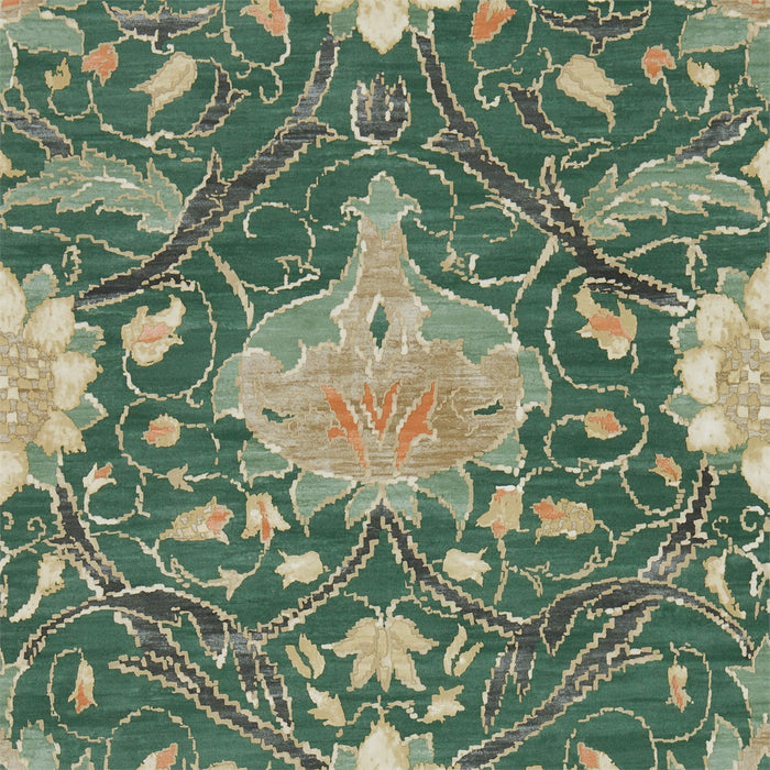 Morris & Co Montreal Forest/Teal 216432 Wallpaper DMA4216432