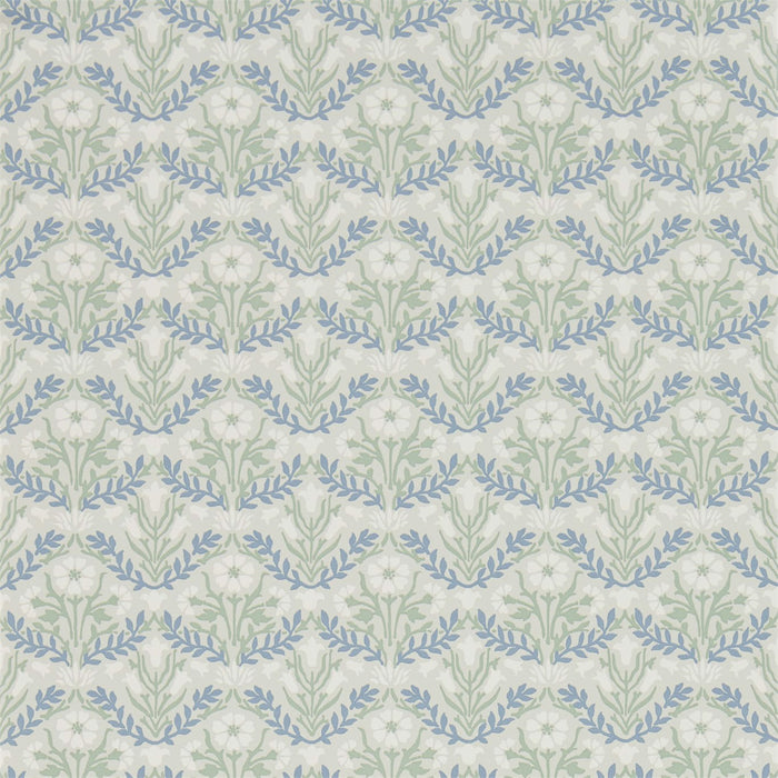 Morris & Co Morris Bellflowers Grey/Fennel 216435 Wallpaper DMA4216435