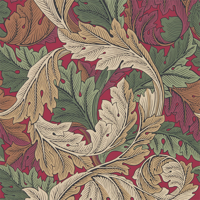 Morris & Co Acanthus Madder/Thyme 216439 Wallpaper DMA4216439