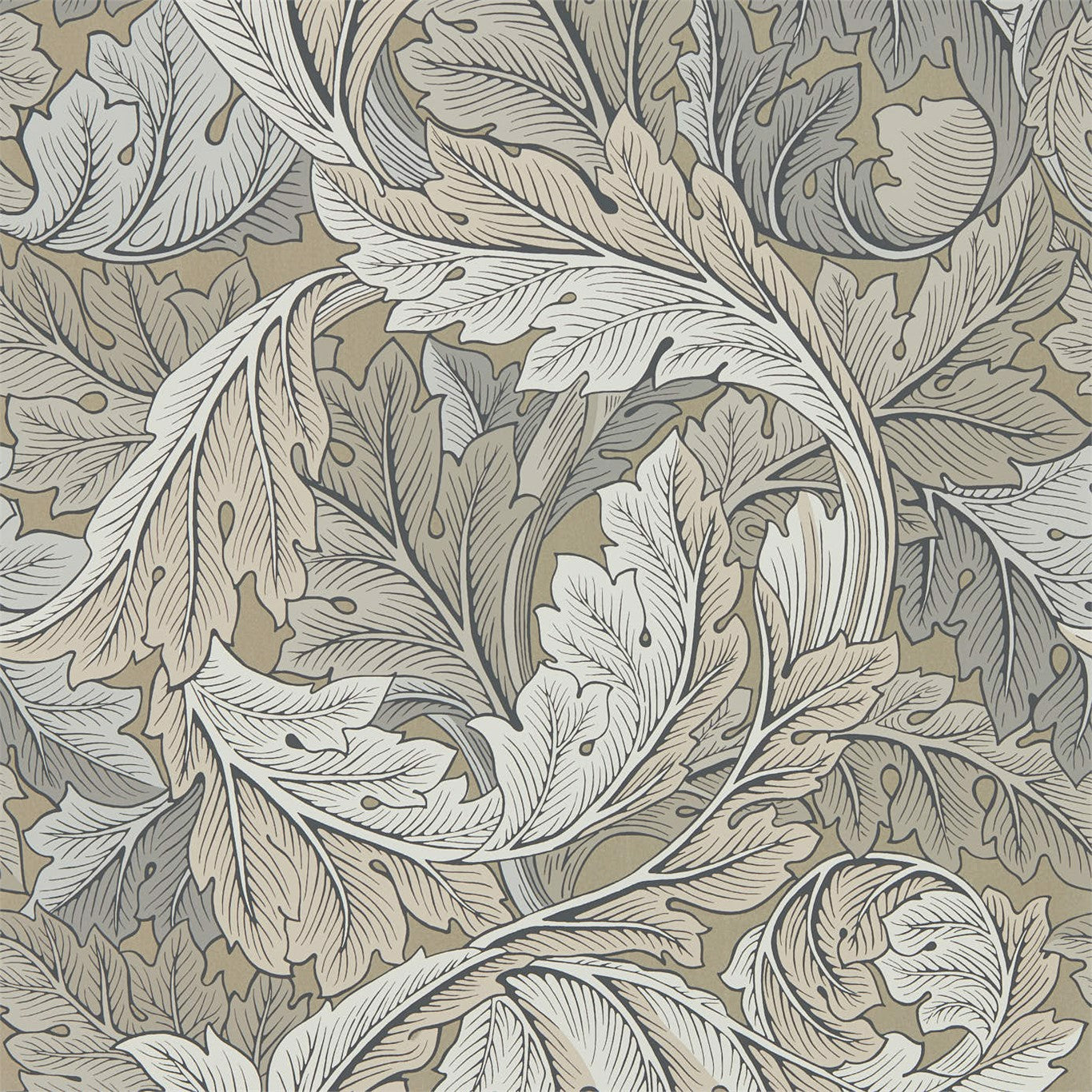 Morris & Co Acanthus Manilla/Stone 216441 Wallpaper DMA4216441