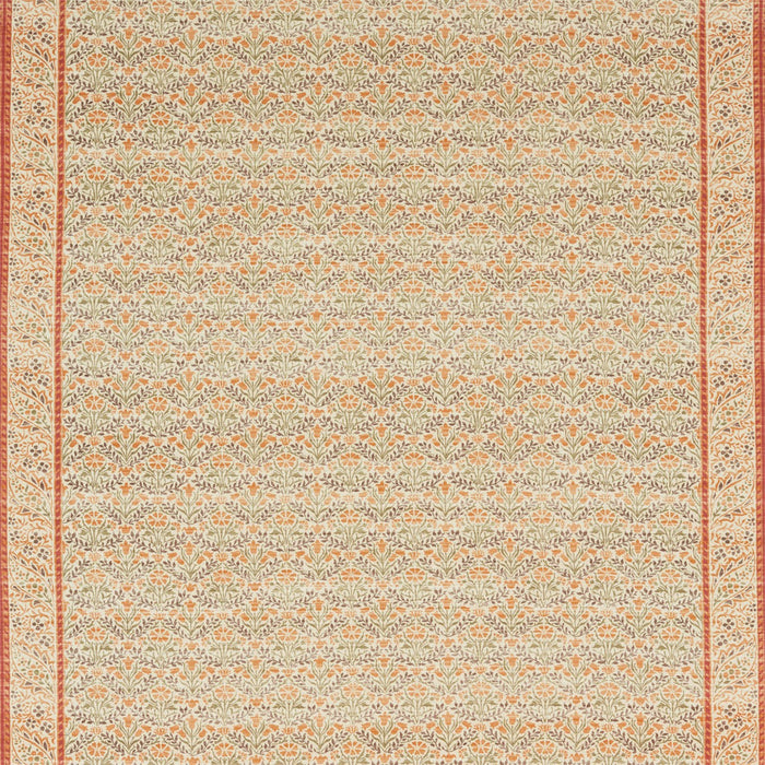 Morris & Co Morris Bellflowers Saffron/Olive 226402 Fabric DMA4226402