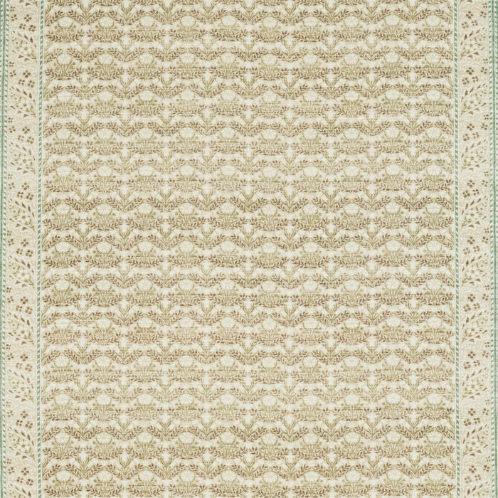 Morris & Co Morris Bellflowers Fennel/Grey 226404 Fabric DMA4226404