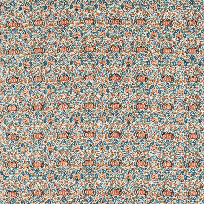 Morris & Co Little Chintz Teal/Saffron 226409 Fabric DMA4226409