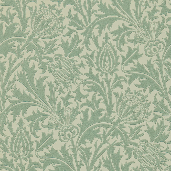 Morris & Co Thistle Eggshell/Ivory TH105 Wallpaper DMOWTH105