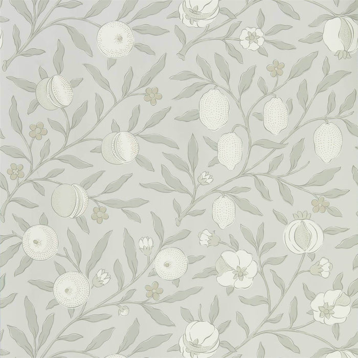 Morris & Co Pure Fruit Grey Blue 216540 Wallpaper DMPN216540