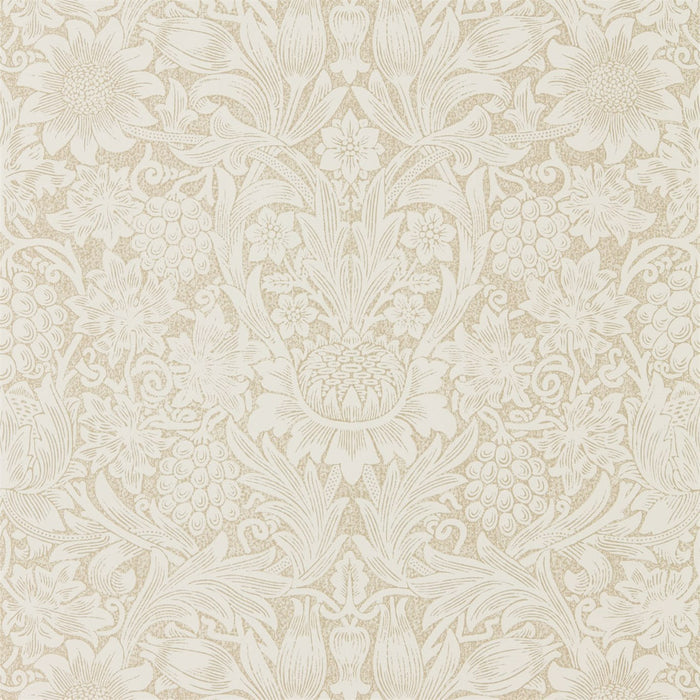 Morris & Co Pure Sunflower Parchment/Gold 216047 Wallpaper DMPU216047