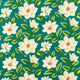 Sanderson Grandiflora Emerald 226865 Fabric DOSF226865