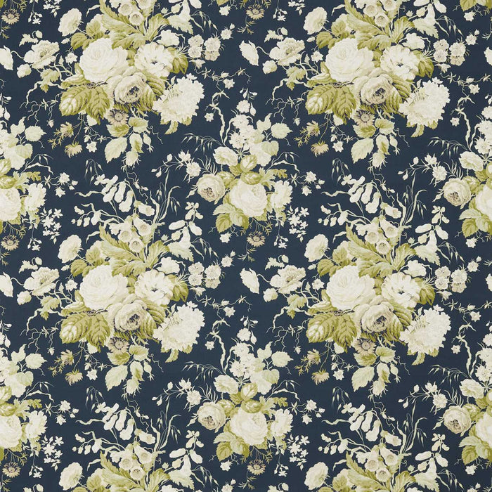 Sanderson Stapleton Park Navy/Olive 226889 Fabric DOSF226889