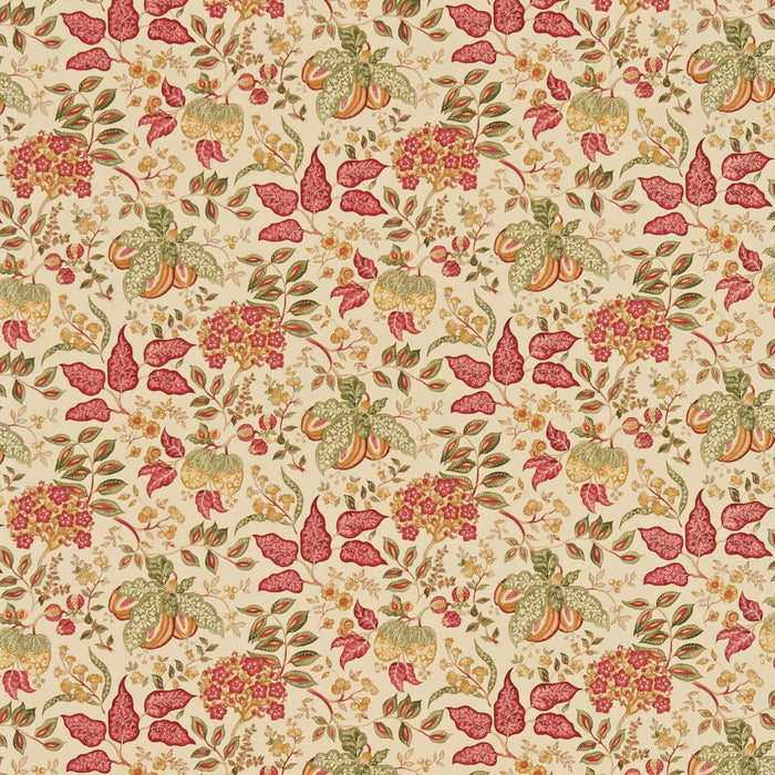 Sanderson Madagascar Gold/Red MA201 Fabric DPEMMA201