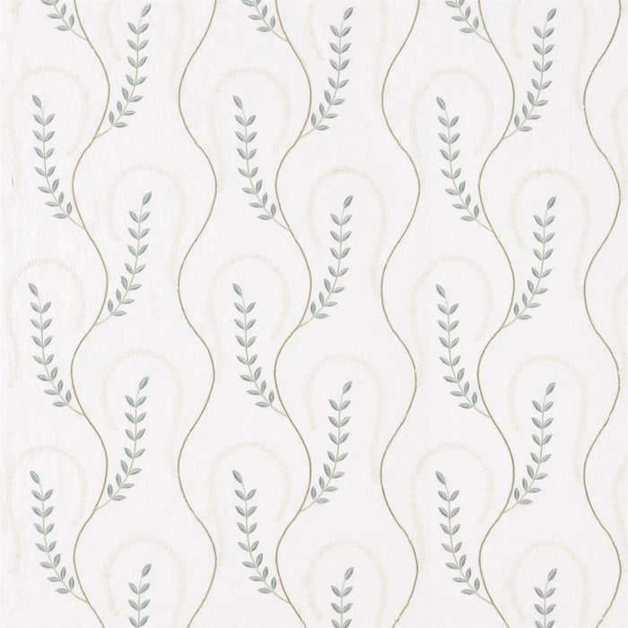 Sanderson Chamomile Trail Teal/Green 236331 Fabric DPGR236331