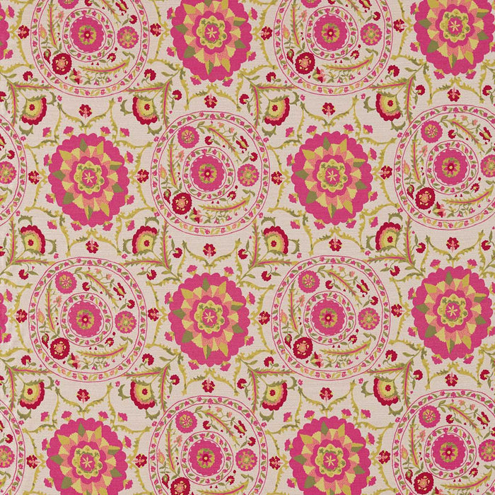 Sanderson Anthos Cerise/Lime 235333 Fabric DSHW235333