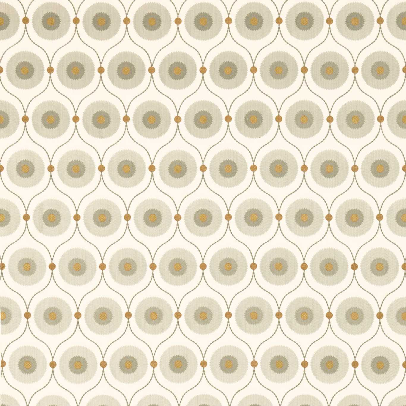 Sanderson Starla Pewter/Gold 235251 Fabric DSOH235251