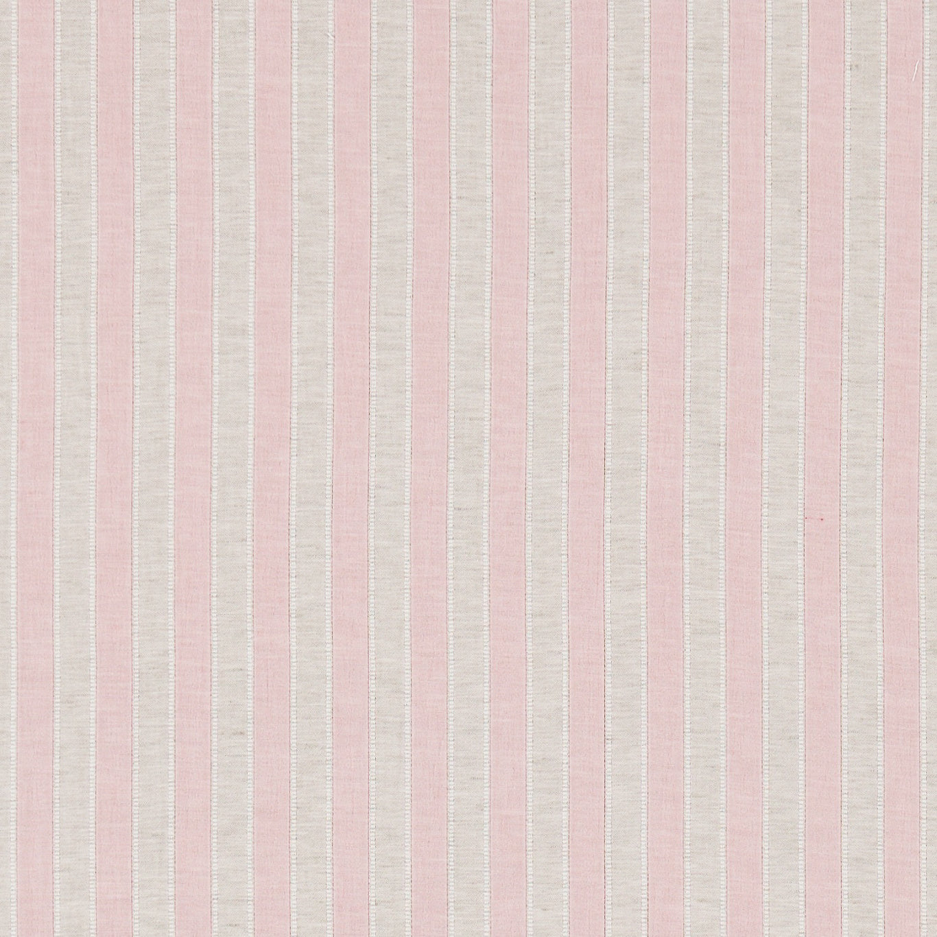 Sanderson Sorilla Stripe Shell Pink/Linen 234359 Fabric DSOR234359