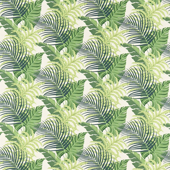 Sanderson Manila Green/Ivory 223278 Fabric DVOY223278