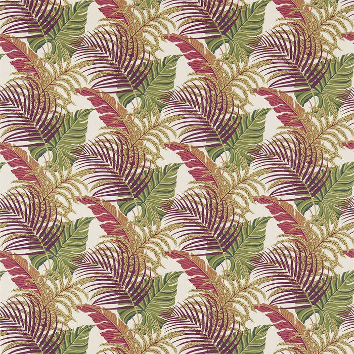 Sanderson Manila Mulberry/Sand 223281 Fabric DVOY223281