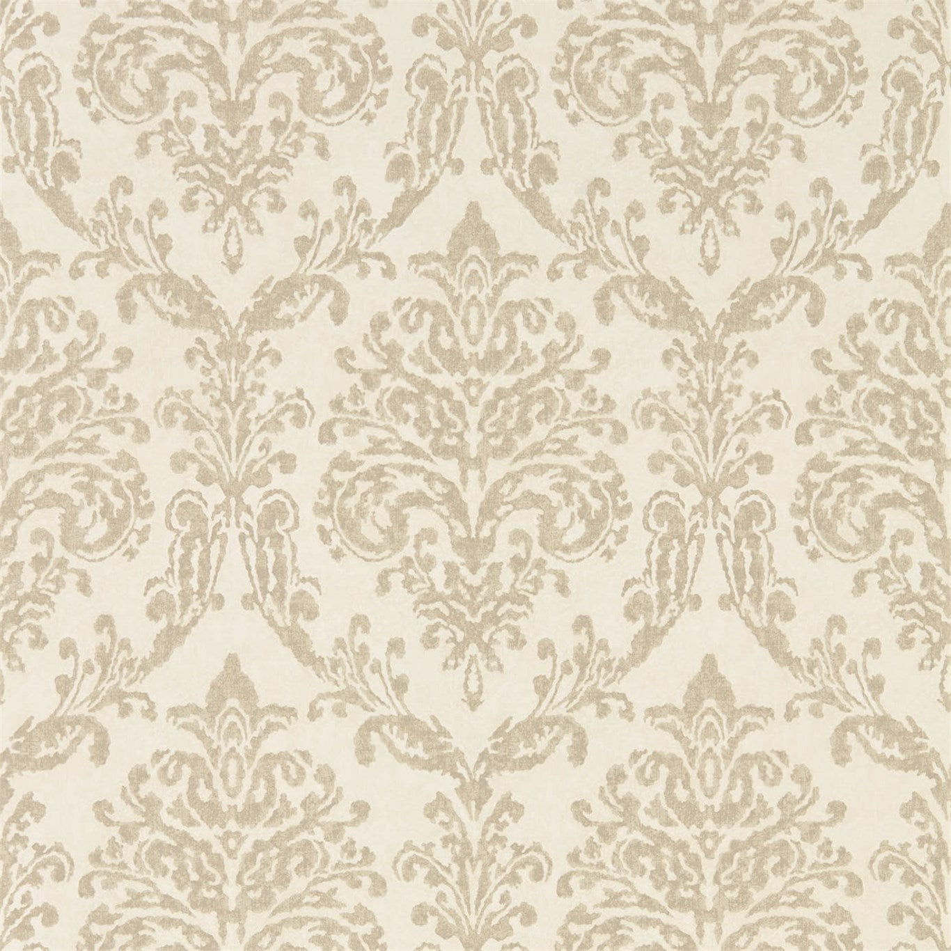 Sanderson Riverside Damask Cream/Gold 216288 Wallpaper DWAP216288