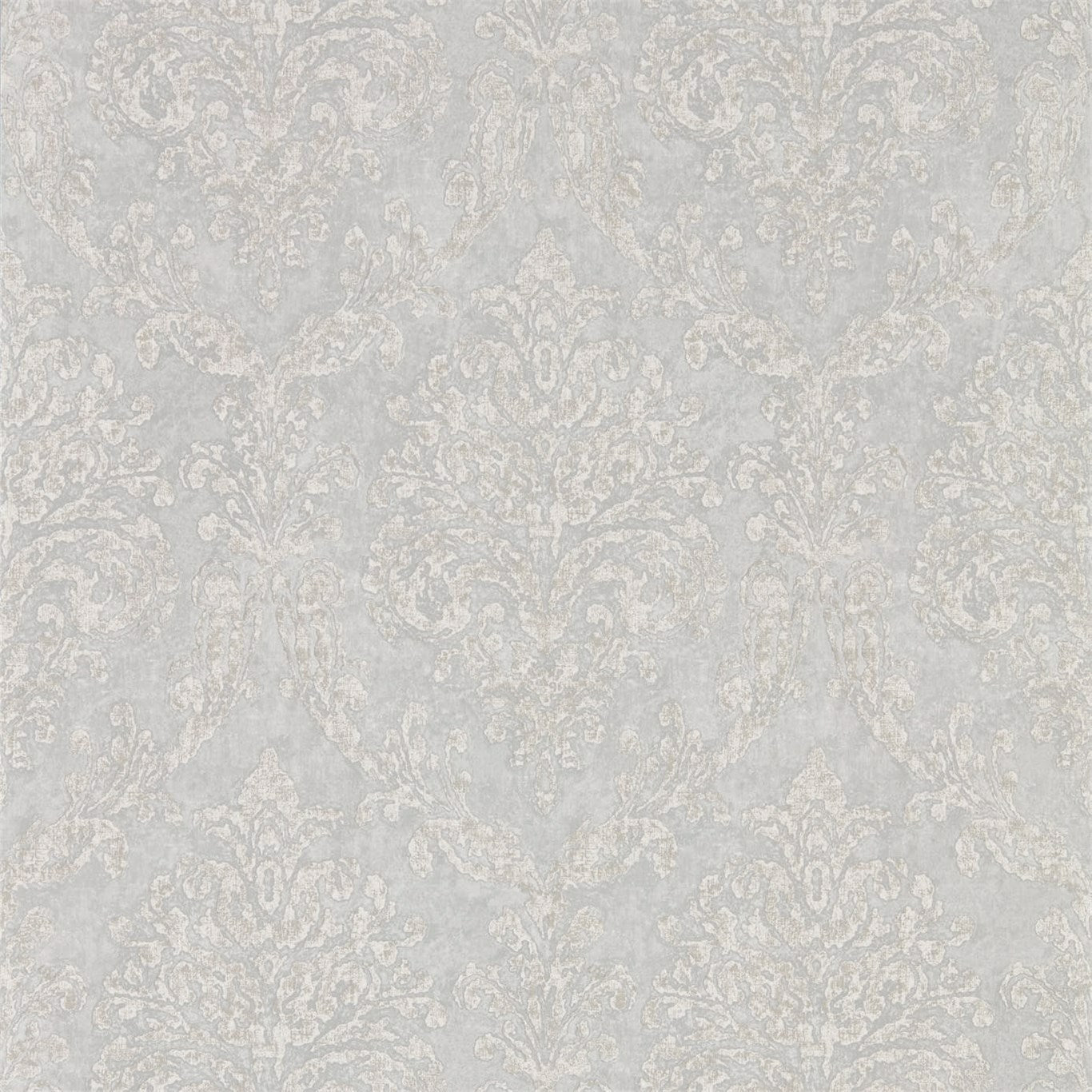 Sanderson Riverside Damask Dove/Silver 216289 Wallpaper DWAP216289