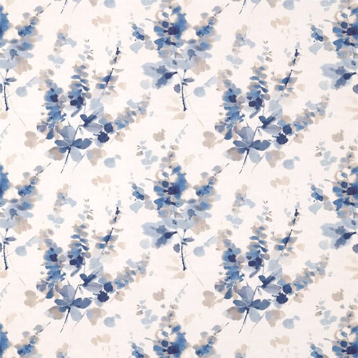 Sanderson Delphiniums Indigo 226288 Fabric DWAP226288