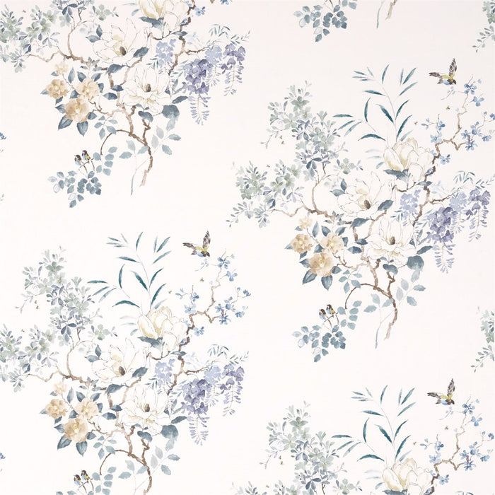 Sanderson Magnolia & Blossom Blossom/Leaf 226293 Fabric DWAP226293