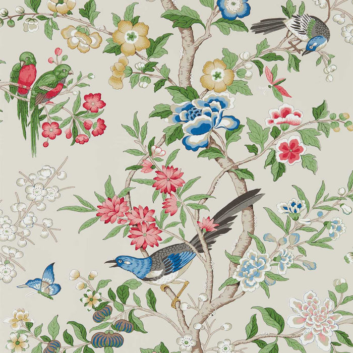 Sanderson Chinoiserie Hall Linen/ Chintz 217113 Wallpaper DWAW217113